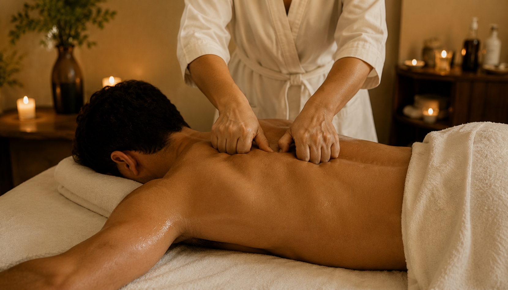 Deep tissue massage treatment